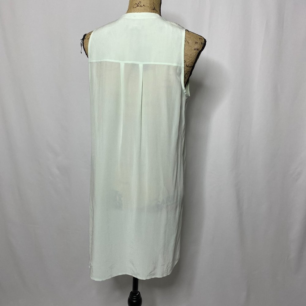 Eileen Fisher Mint Silk Blouse - Picture 5 of 10